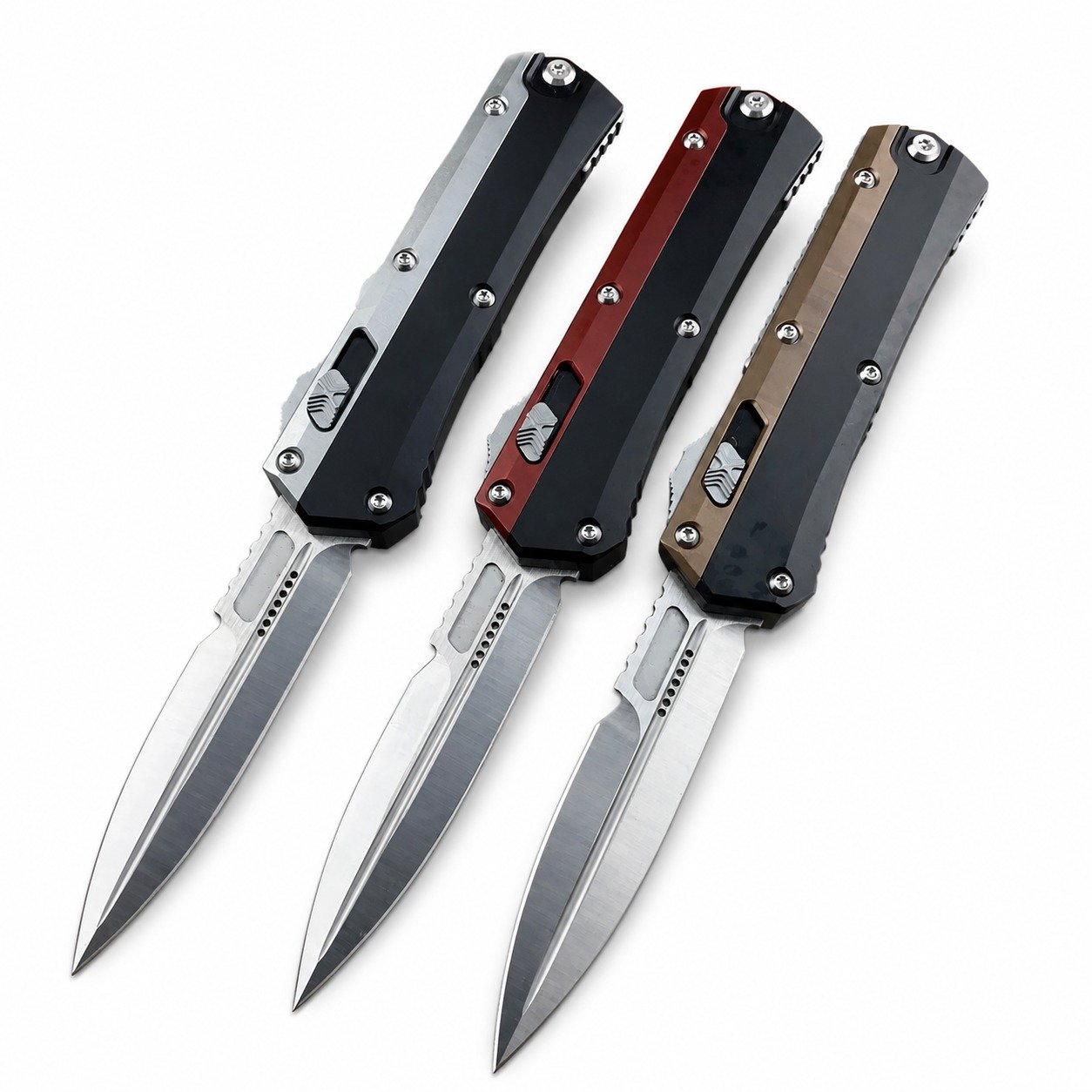 16504-main-white-clean Switchblade Flick Knife OTF Knife - Image 1