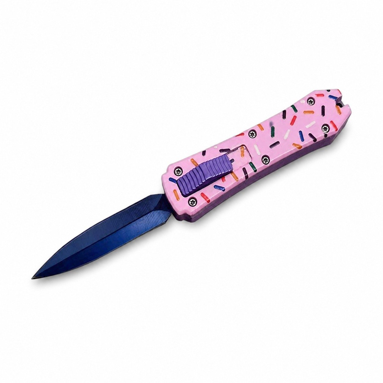 16506-main-white-clean MINI Switchblade Flick Knife Dessert Warrior OTF Knife - Image 1