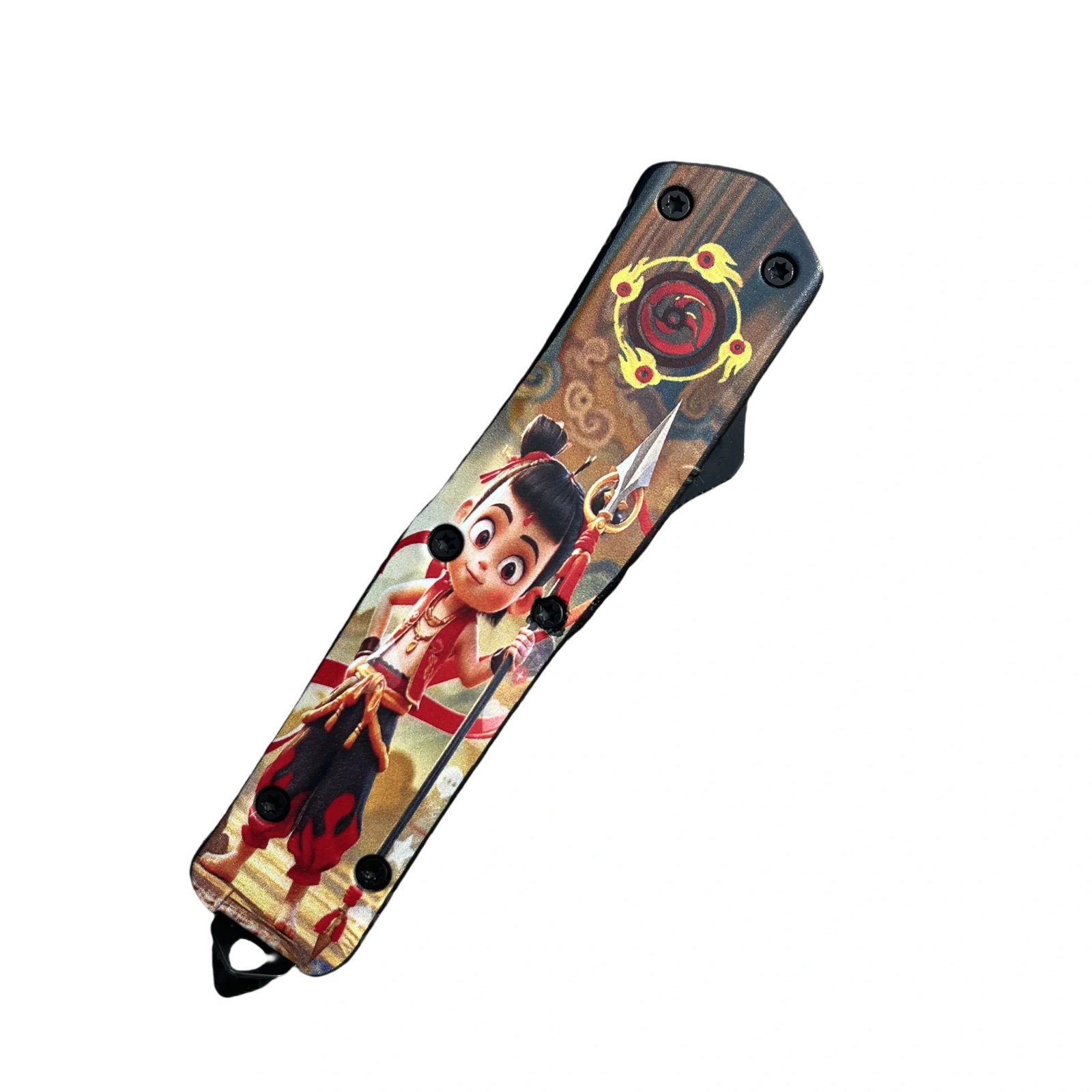 17064-main-white-clean 5.5inch Nezha Warrior OTF Knife - Image 1
