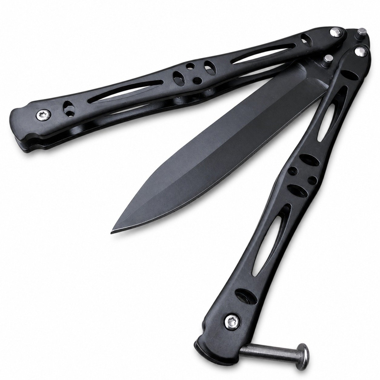 17343-main-white-clean Renegade Balisong Butterfly Knife - Image 1