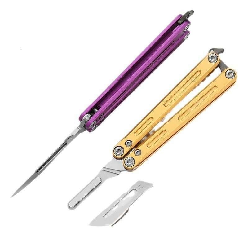 17357-main-white-clean Mini Butterfly Scalpel knife - Image 1