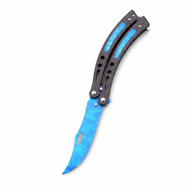 17556-main-white-clean Butterfly BALISONG Trainer Knife - Image 1