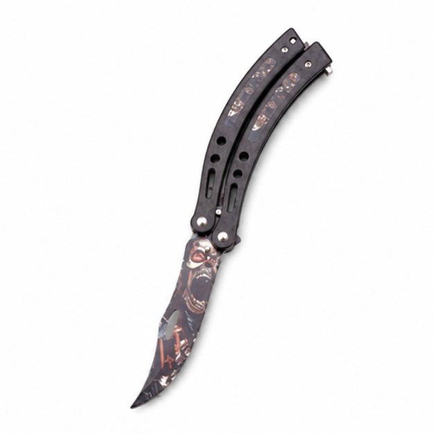 17557-main-white-clean Butterfly Trainer Balisong - Image 1