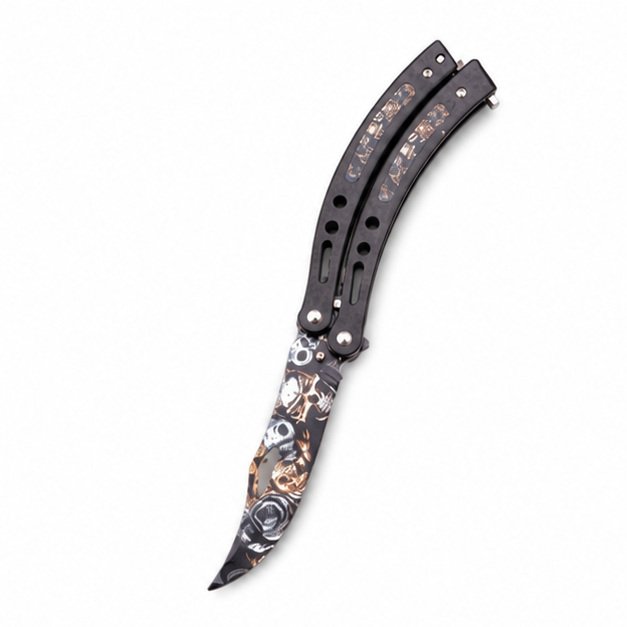 17558-main-white-clean Balisong Butterfly Tactical Combat Trainer - Image 1