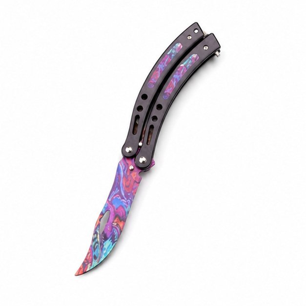 17563-main-white-clean Butterfly Trainer Balisong - Image 1