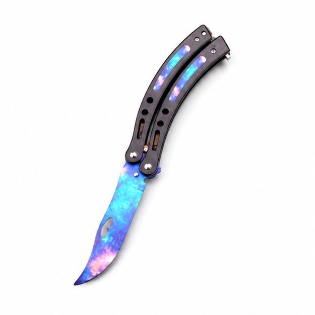 17565-main-white-clean Butterfly Trainer Balisong - Image 1