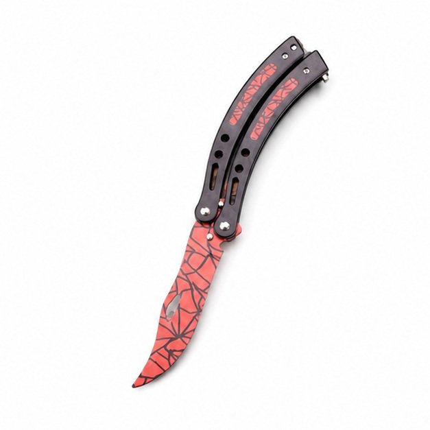 17566-main-white-clean Butterfly BALISONG Trainer Knife - Image 1