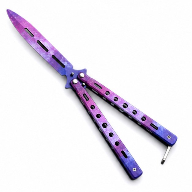 17603-main-white-clean Butterfly Trainer Balisong - Image 1