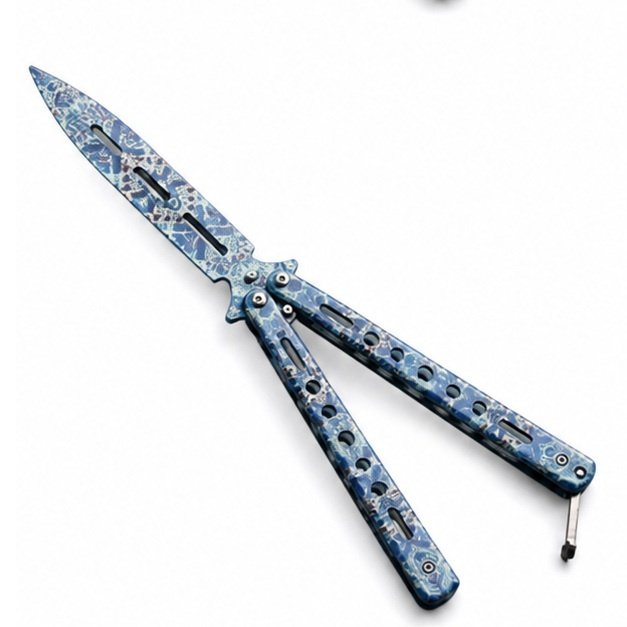 17607-main-white-clean Butterfly Trainer Balisong - Image 1