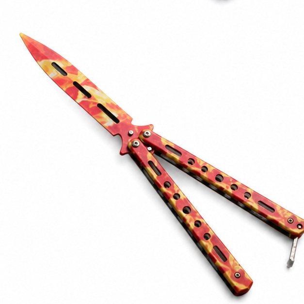 17608-main-white-clean Butterfly Trainer Balisong - Image 1