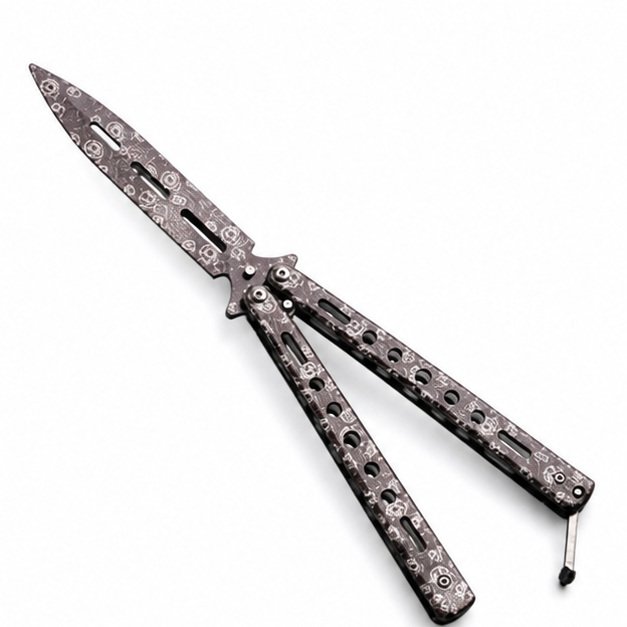 17609-main-white-clean Butterfly Trainer Balisong - Image 1
