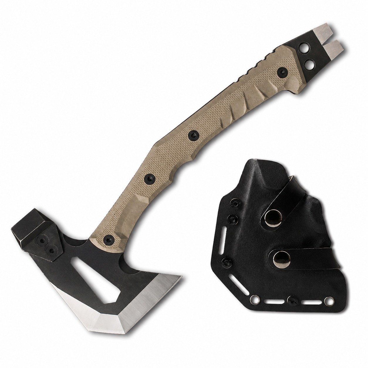 18376-main-white-clean Tactical Engineer Axe Rescue Camp Artillery Fire Rescue Axe Hammer survival firefighter camping supplies axe tomahawk - Image 1