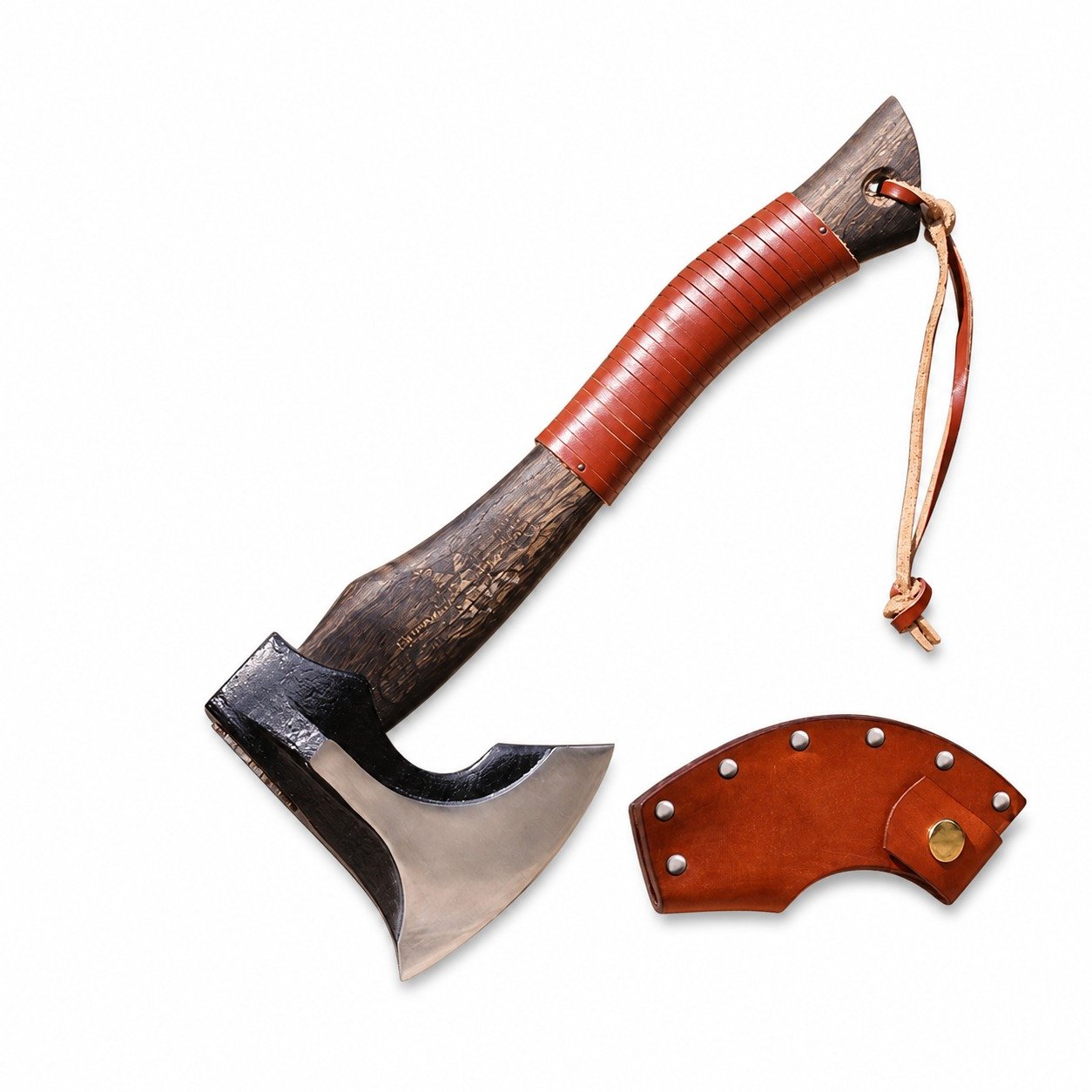 18381-main-white-clean Professional Axe Camping Supplies Military Tactical Ax Outdoors Hand Ax Firewood Multifunctional Hatchet Survival Accessories - Image 1