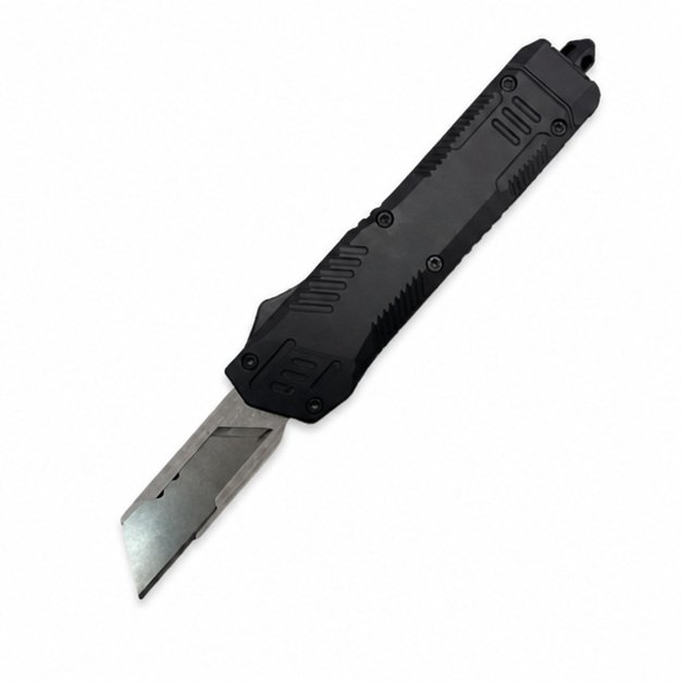 18430-main-white-clean Box Cutter Utility Knife SK5 Replaceable OTF Handle - Image 1