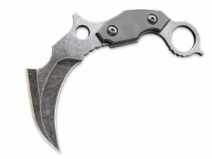 Karambit Knife C1699 Fixed Knife G10 Handle + D2 Stone Washed Steel Blade Convenient Edc Tool