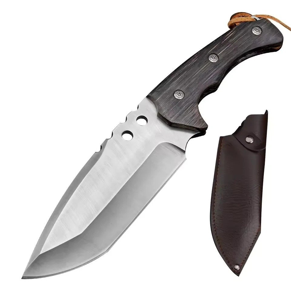 19454-main-white-clean Camping High Hardness Tactical Knife Fixed Blade Survival Knife - Image 1