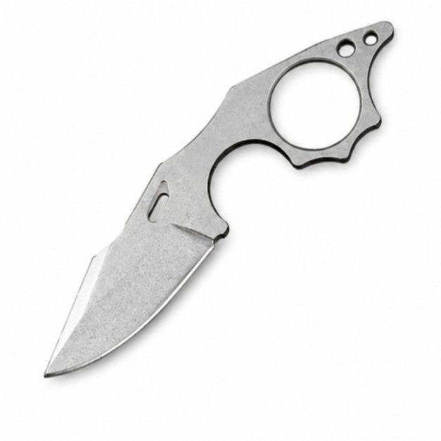 19456-main-white-clean Mini neck knife K sheath small dagger - Image 1