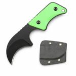 Neck Knife G10 handle with kydex sheath EDC tool