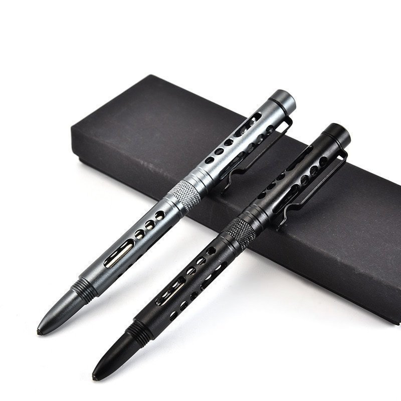 19666-main-white-clean Tactical Pen With Tungsten Steel Head Self Defense Supplies - Image 1