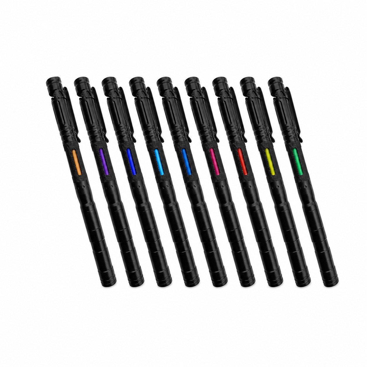 19670-main-white-clean 5-in-1 Multifunction Self-Defense Pen AluminumAlloy Tactical Pen Survival Whistle Emergency Lighting Attack Rescue Escape Tool - Image 1