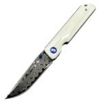Damascus steel folding knife VG10 high hardness portable folding knife