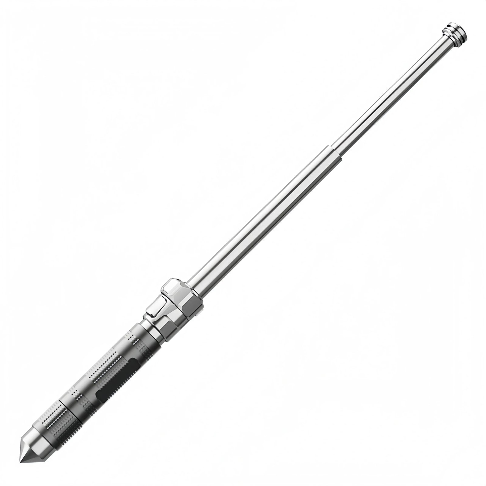 20230-main-white-clean Automatic Spring Telescopic Baton - Image 1