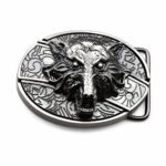 Wolf knife buckle belt buckle knife