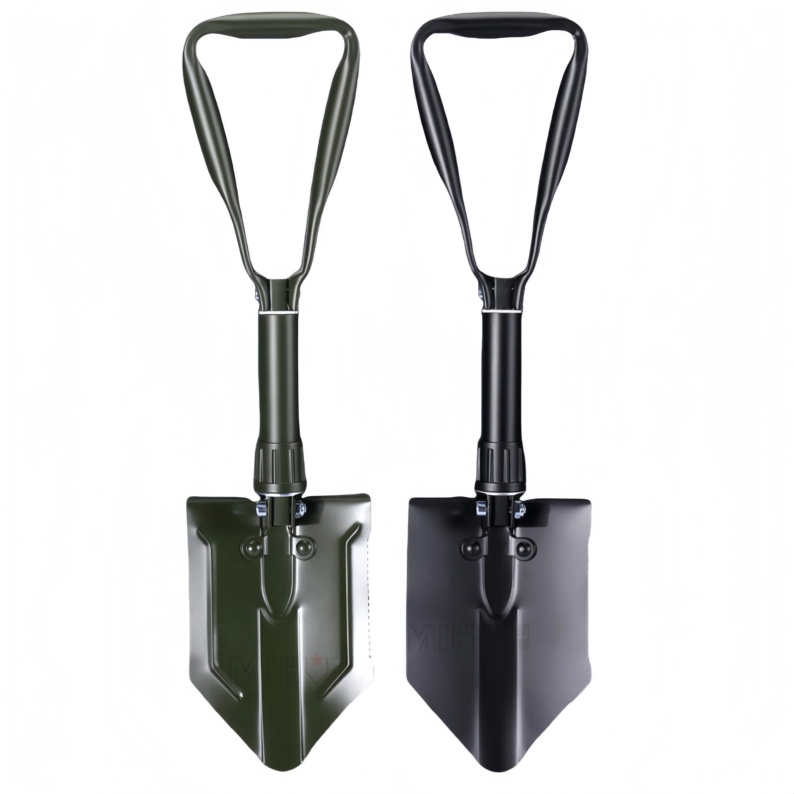 21311-main-white-clean Manganese steel large engineer shovel four-in-one folding shovel multi-function shovel outdoor shovel camping shovel - Image 1