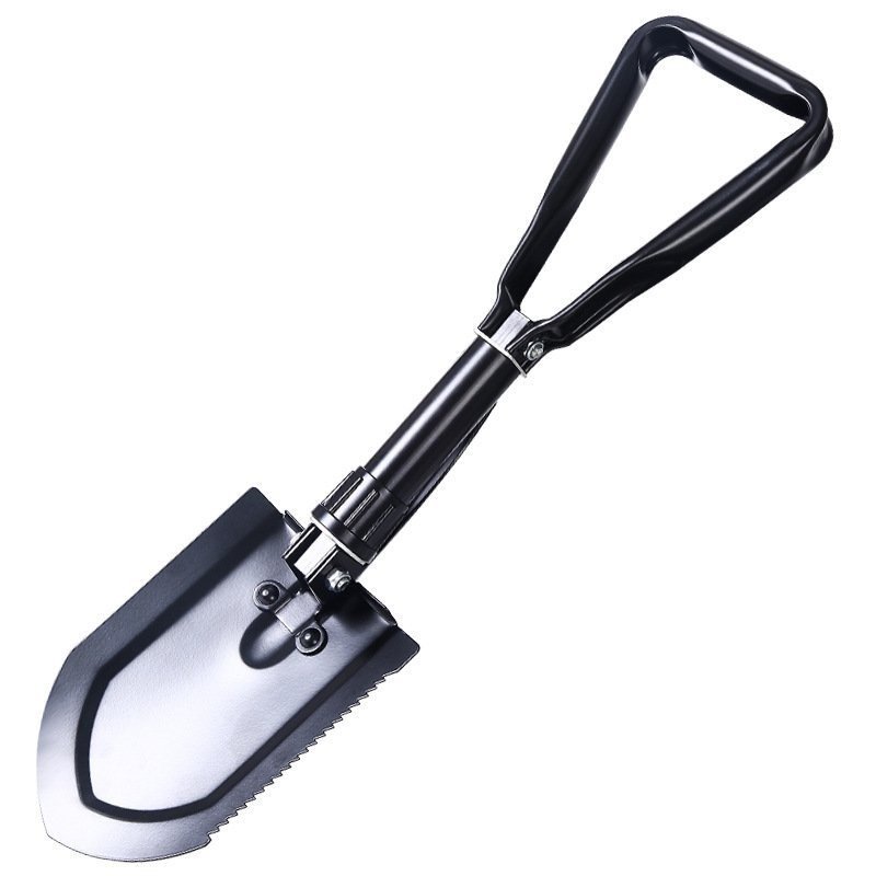21312-main-white-clean Multifunctional large engineer shovel folding shovel outdoor large shovel picnic field shrink mountain shovel - Image 1
