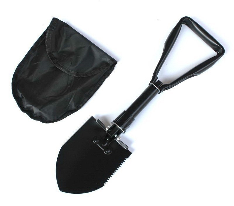 21314-main-white-clean Outdoor equipment folding shovel engineer shovel vehicle mounted folding shovel camping shovel medium multifunctional - Image 1