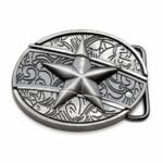 Five-pointed star knife belt buckle knife