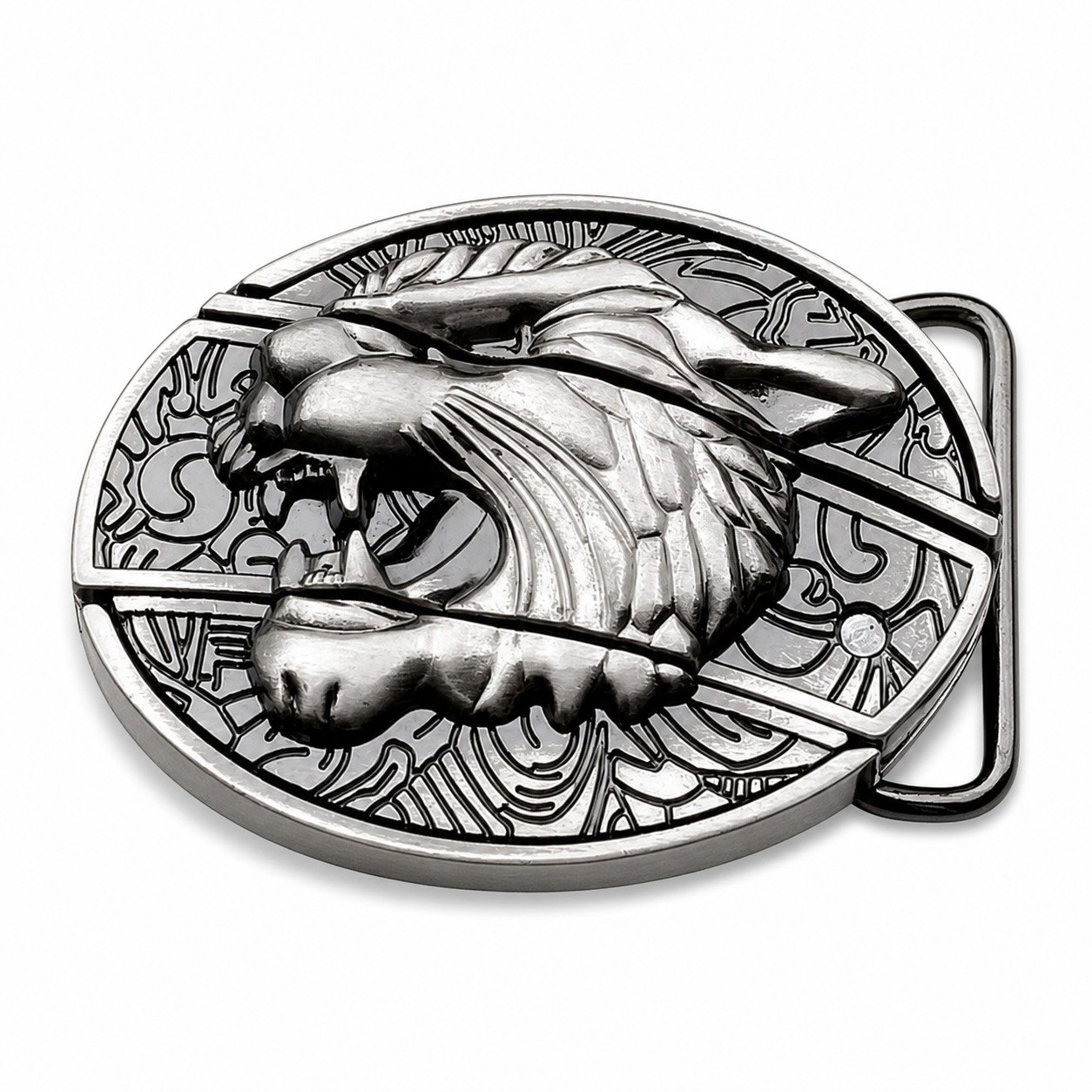 21353-main-white-clean Eagle knife belt buckle knife - Image 1