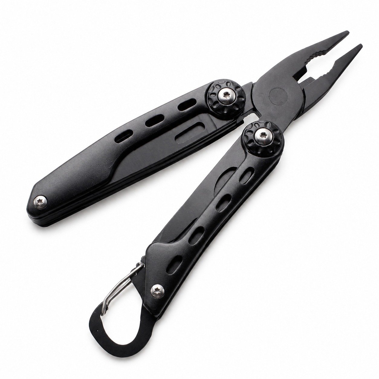 21453-main-white-clean Portable multi-tool knife pliers steel folding pliers knife outdoor multi-function pliers - Image 1