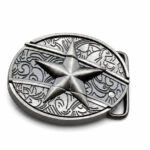 Five-pointed star knife belt buckle knife