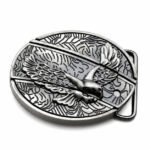 Eagle knife belt buckle knife