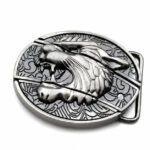 Eagle knife belt buckle knife