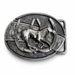 Horse Racing Knife belt buckle knife