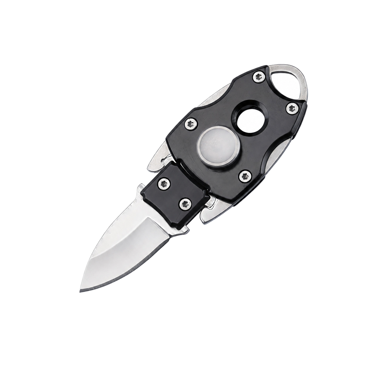 22709-A-black-v2 Fidget Spinner Knife EDC Multi-Function Mini Knife - Image 1