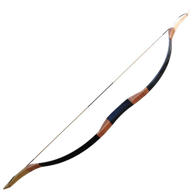 23218-main-white-clean Black python pattern traditional bow and arrow traditional archery bow and arrow ancient antique recurve bow outdoor bow and arrow - Image 1