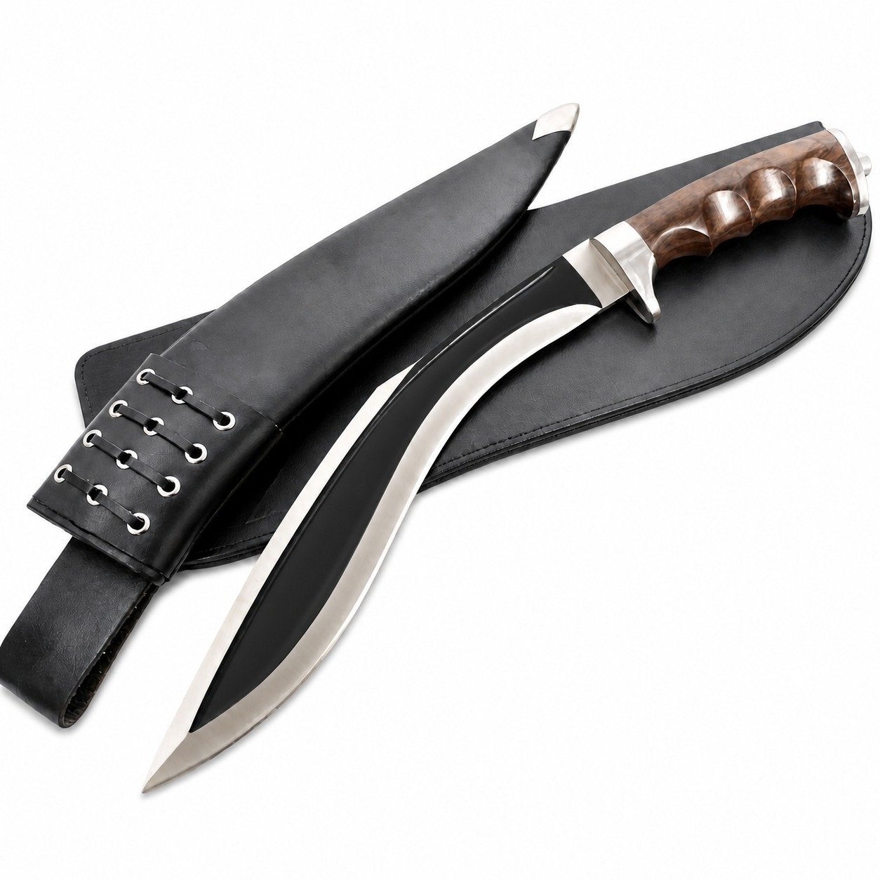 24346-main-white-clean High-quality 98K royal-grade handcrafted kukri. - Image 1