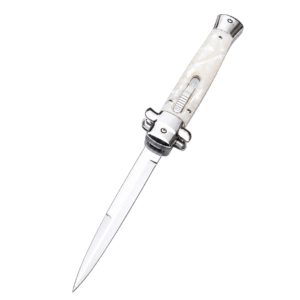 Classic Italian Stiletto OTF Automatic Knife - Image 3