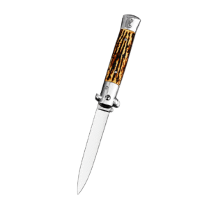 Classic Italian Stiletto Folding Knife - Image 10
