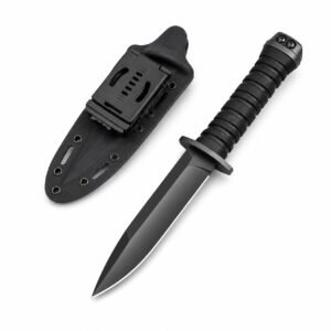 Alpha Tactical Black Knight Armor-Piercing Fixed Blade Knife
