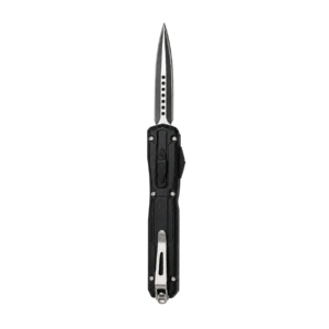 EX OTF Knife with Dagger-Logo Pocket Clip - Image 2