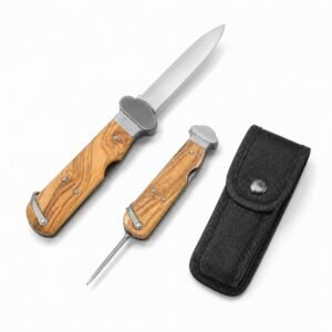 German Paratrooper Gravity Knife with Canopy Cutter