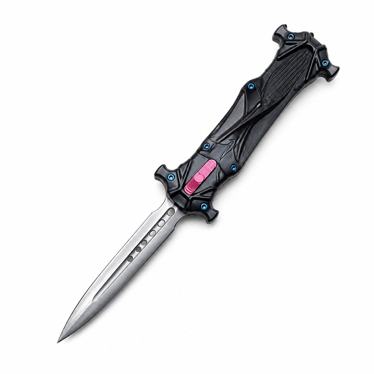 46172-main-white-clean Mermaid Damascus OTF Knife - Image 1