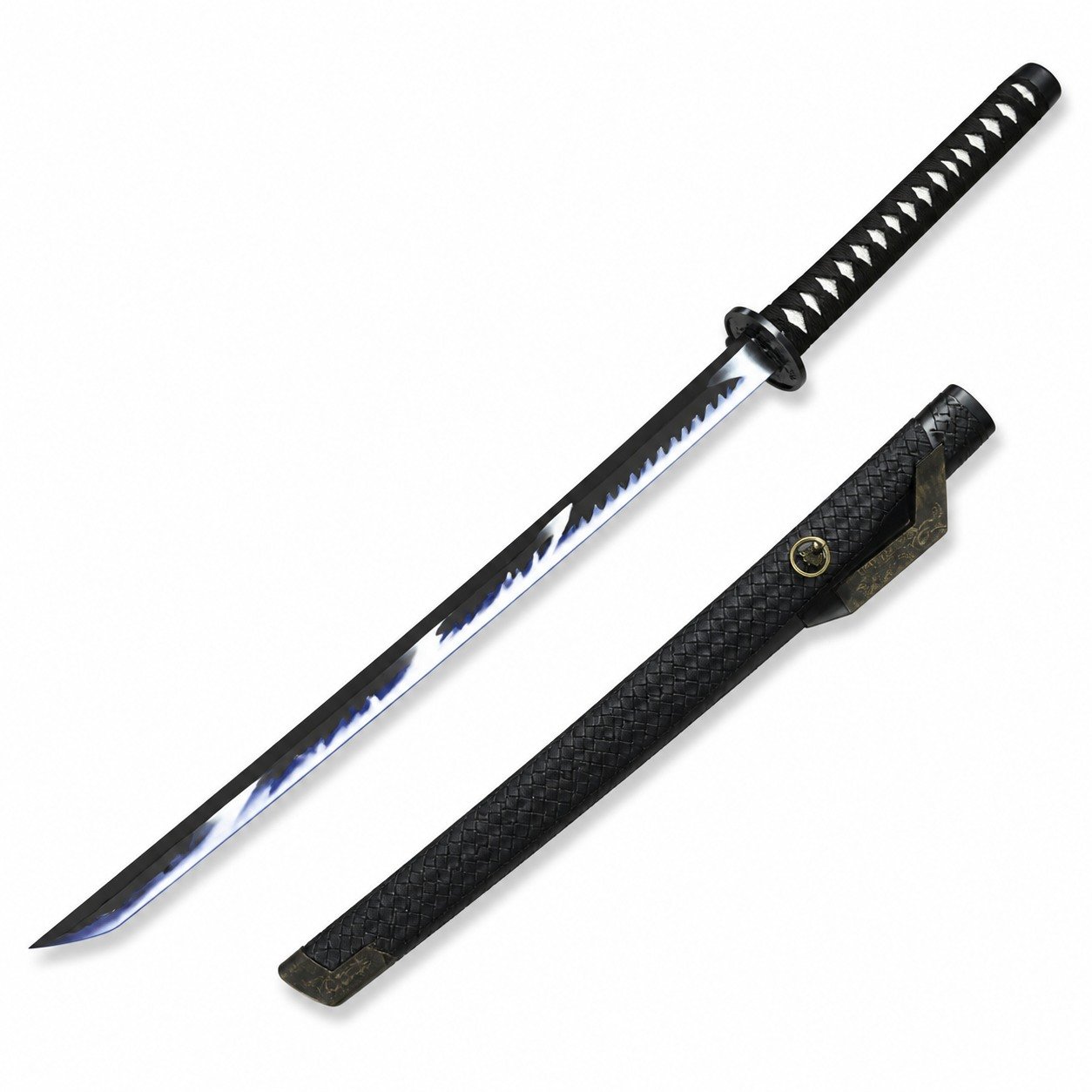 46262-main-white-clean Deadpool Black-Finish Fixed Blade Knife - Image 1
