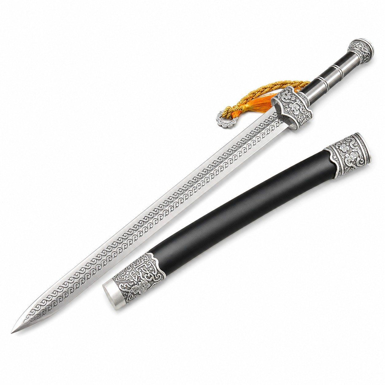46280-main-white-clean Reinforced Three Kingdoms Sword - Image 1