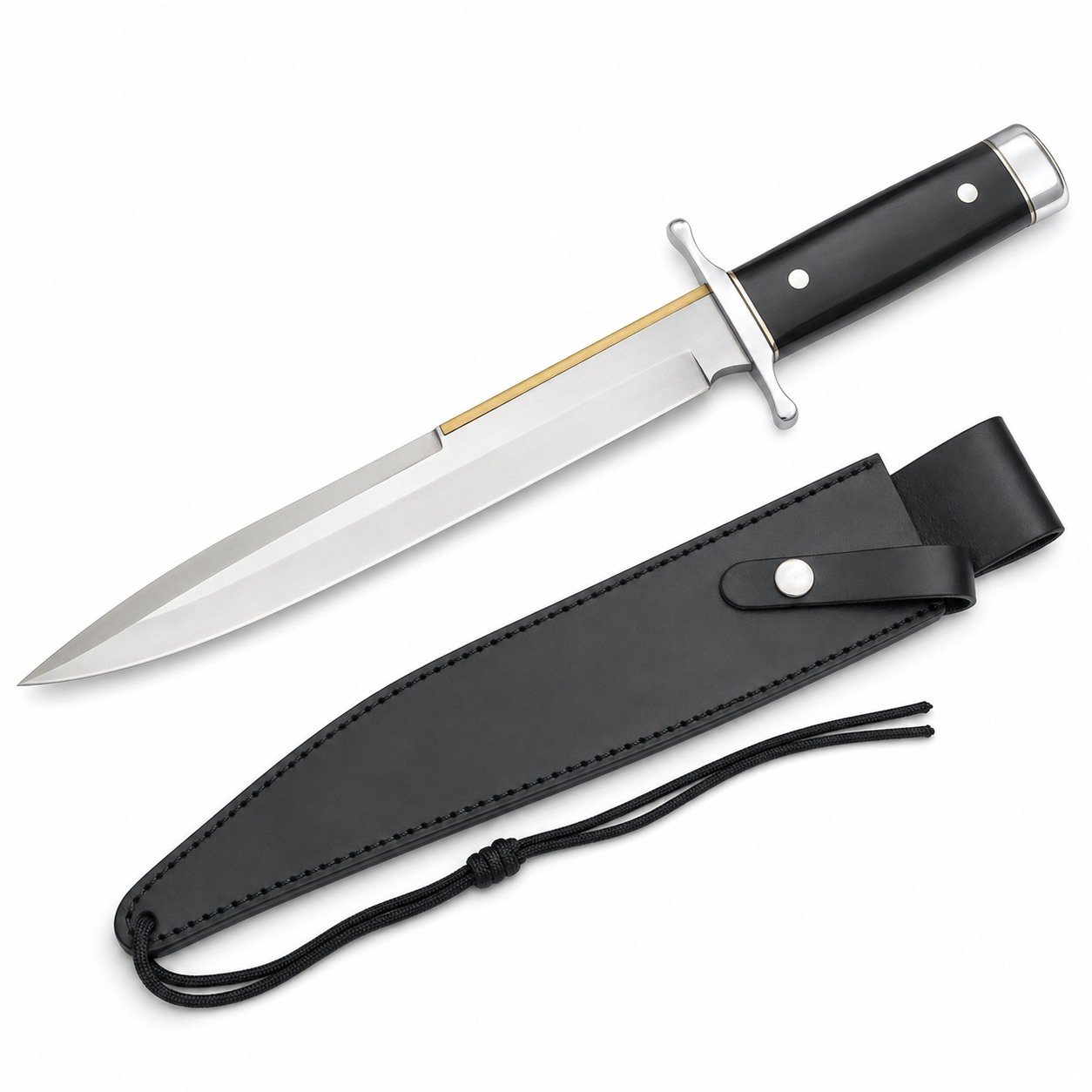 46334-main-white-clean United Gold-Back Large Toothpick Knife - Image 1