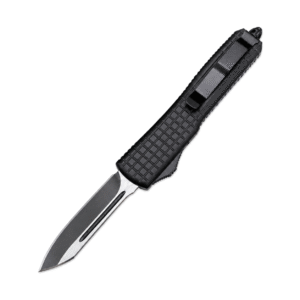 Navy Black-Blade OTF Knife - Image 3
